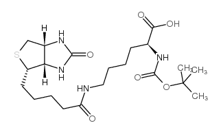 N-叔丁氧羰基-N'-生物素-L-赖氨酸图片