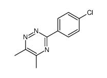 3-(4-chlorophenyl)-5,6-dimethyl-1,2,4-triazine Structure