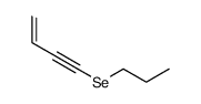 4-propylselanylbut-1-en-3-yne Structure