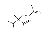 3-Methyl-3-isopropyl-2,6-heptanedione结构式