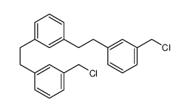 1,3-bis[2-[3-(chloromethyl)phenyl]ethyl]benzene结构式