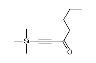 1-trimethylsilylhept-1-yn-3-one结构式