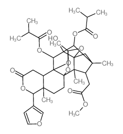 PHRAGMALIN 3,30-DIISOBUTYRATE结构式