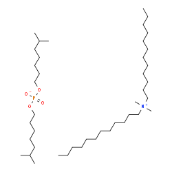 didodecyldimethylammonium diisooctyl phosphate结构式