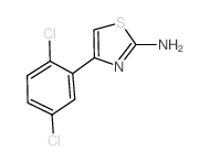 4-(2,5-Dichloro-phenyl)- thiazol-2-ylamine Structure