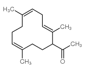 methyl-2,6,10-trimethyl-2,5,9-cyclododecatriene-1-yl ketone structure