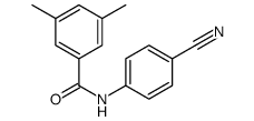 Benzamide, N-(4-cyanophenyl)-3,5-dimethyl- (9CI) Structure