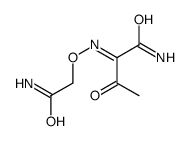 2-(2-amino-2-oxoethoxy)imino-3-oxobutanamide结构式