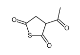 2,5-Thiophenedione, 3-acetyldihydro- (9CI) structure