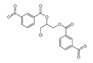 alpha-chlorohydrin-bis(3-nitrobenzoate)结构式