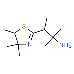 2-Thiazoleethanamine,4,5-dihydro-alpha,alpha,bta,4,4,5-hexamethyl-(9CI)结构式