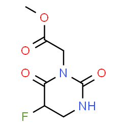 3-Methoxycarbonylmethyl-5-fluorouracil Structure