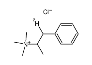 N,N,N-trimethyl-1-phenylpropan-2-aminium-1-dchloride Structure