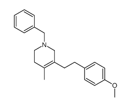 4-Methyl-1-benzyl-3-[2-(4-methoxyphenyl)ethyl]-1,2,5,6-tetrahydropyridin Structure