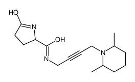 N-[4-(2,6-dimethylpiperidin-1-yl)but-2-ynyl]-5-oxopyrrolidine-2-carboxamide Structure