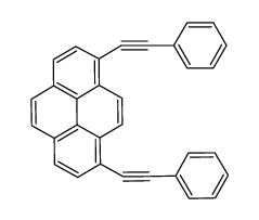 1,8-bis(2-phenylethynyl)pyrene结构式