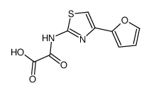 (alpha furyl-4 thiazolyl-2) oxamique [French] Structure