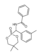 N-((5,5-dimethyl-2-oxido-1,3,2-dioxaphosphinan-2-yl)(m-tolyl)methyl)benzamide Structure