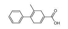 5-methyl-4-phenyl-cyclohexa-1,4-dienecarboxylic acid Structure