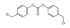 carbonic acid bis-(4-chloromethyl-phenyl ester) Structure