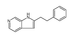 2-PHENETHYL-1H-PYRROLO[2,3-C]PYRIDINE structure