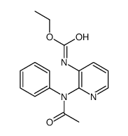 ethyl N-[2-(N-acetylanilino)pyridin-3-yl]carbamate结构式