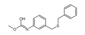 methyl N-[3-(benzylsulfanylmethyl)phenyl]carbamate Structure