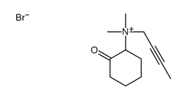 but-2-ynyl-dimethyl-(2-oxocyclohexyl)azanium,bromide Structure