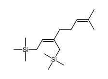 trimethyl-[6-methyl-2-(2-trimethylsilylethylidene)hept-5-enyl]silane Structure