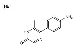 5-(4-aminophenyl)-6-methyl-1H-pyrazin-2-one,hydrobromide结构式