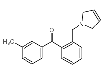 3'-METHYL-2-(3-PYRROLINOMETHYL) BENZOPHENONE图片