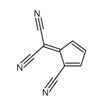 2-(2-cyanocyclopenta-2,4-dien-1-ylidene)propanedinitrile Structure