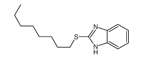 2-octylsulfanyl-1H-benzimidazole Structure