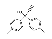 Benzenemethanol, a-ethynyl-4-methyl-a-(4-methylphenyl)- Structure