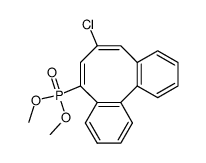 (7-Chlordibenzocycloocten-5-yl)phosphonsaeure-dimethylester Structure