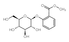 methyl 2-[(2S,3R,4S,5S,6R)-3,4,5-trihydroxy-6-(hydroxymethyl)oxan-2-yl]oxybenzoate结构式