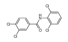 3,4-Dichlor-benzoesaeure-(2,6-dichlor-anilid) Structure