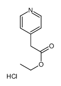 Ethyl 4-Pyridylacetate Hydrochloride Structure