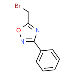 3-phenyl-5-(bromomethyl)-1,2,4-oxadiazole结构式