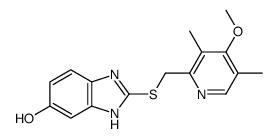 5-O-Desmethyl Omeprazole Sulfide Structure