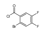 2-Bromo-4,5-difluorobenzoyl chloride Structure