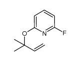 2-fluoro-6-((2-methylbut-3-en-2-yl)oxy)pyridine Structure