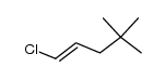 2-chloro-4,4-dimethylpentene结构式