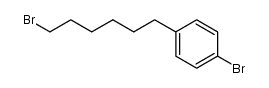 1-bromo-4-(6-bromohexyl)benzene结构式