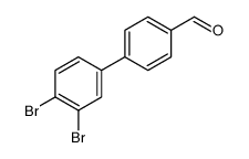 4-(3,4-dibromophenyl)benzaldehyde Structure