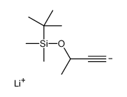 lithium,tert-butyl-but-3-yn-2-yloxy-dimethylsilane Structure