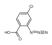 2-carboxy-5-chlorophenyl azide结构式