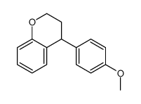 4-(4-methoxyphenyl)-3,4-dihydro-2H-chromene Structure