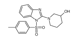 1-[1-(Toluene-4-sulfonyl)-1H-benzoimidazol-2-yl]-piperidin-3-ol Structure