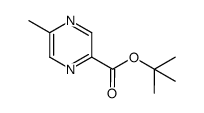 t-butyl 5-methylpyrazine-2-carboxylate结构式